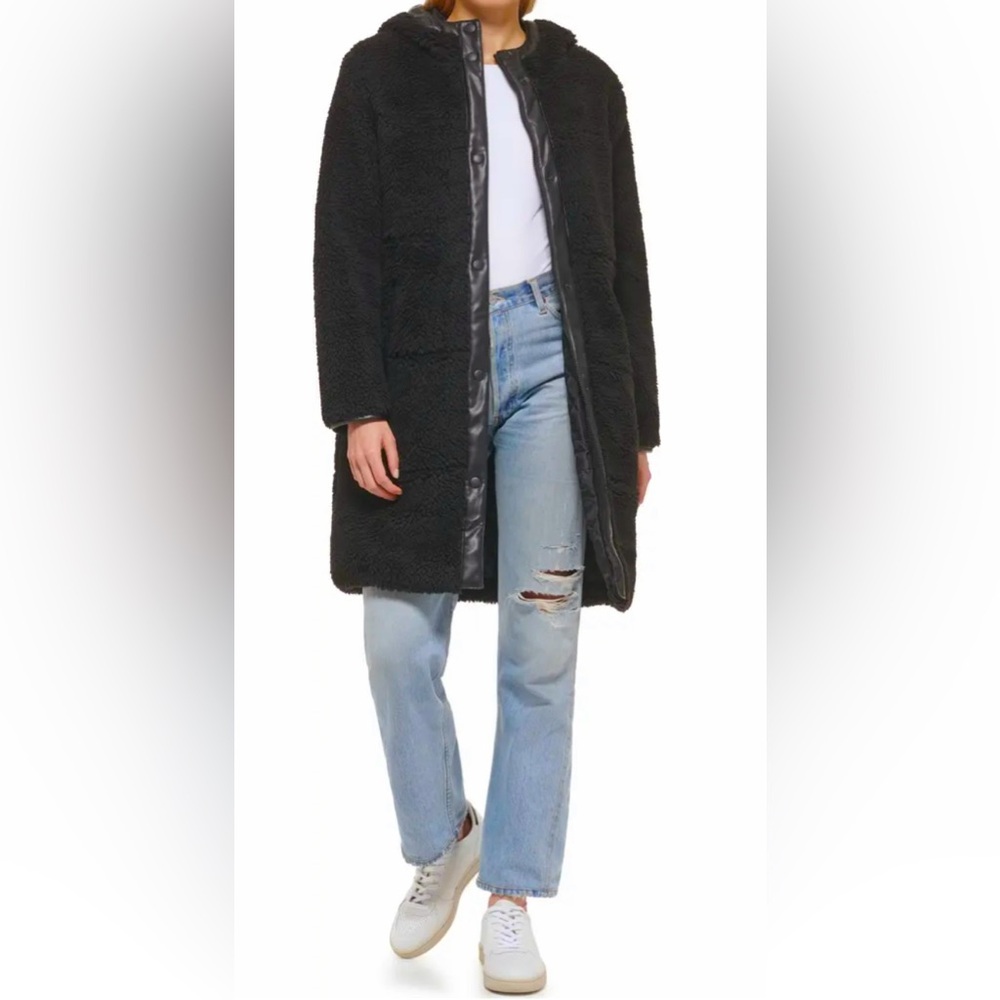 LEVI’s Faux Shearling Quilted Parka NWOT
